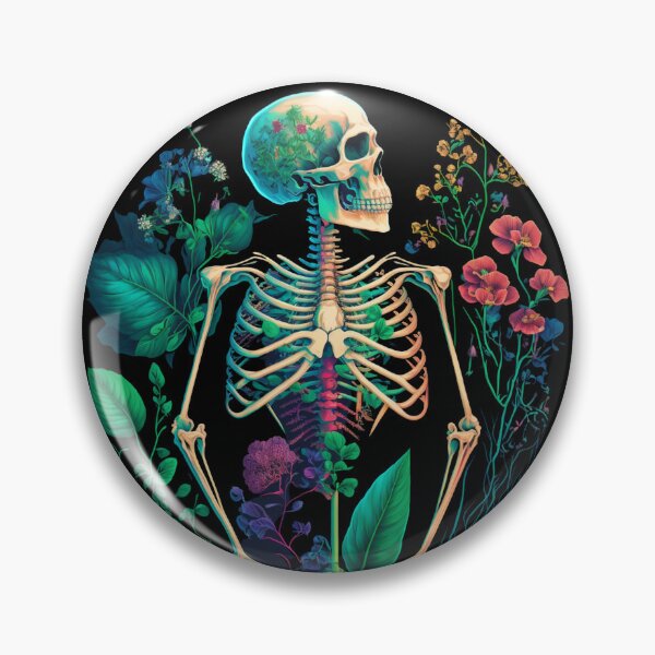 Artikelvorschau, Whimsical Bones and Botany - Foliage Rainbow entworfen und verkauft von The Oracle of Surrealism Sublime Consciousness.