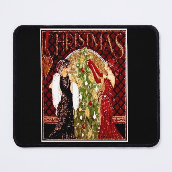Item preview, FLAPPERS : Vintage Beautiful Fashion Christmas Tree Magazine Print designed and sold by posterbobs.