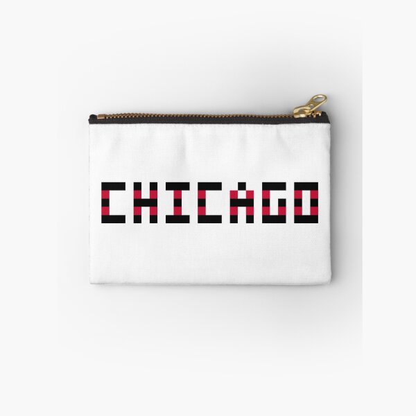 Item preview, Pixel NHL Chicago in Away Colors (Black Red) designed and sold by gkillerb.