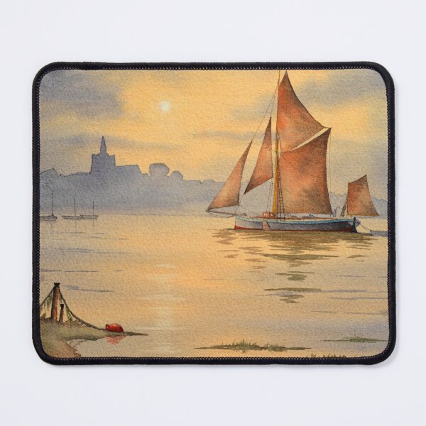 Item preview, Thames Barge At Sunset Maldon Essex designed and sold by William Holkham.
