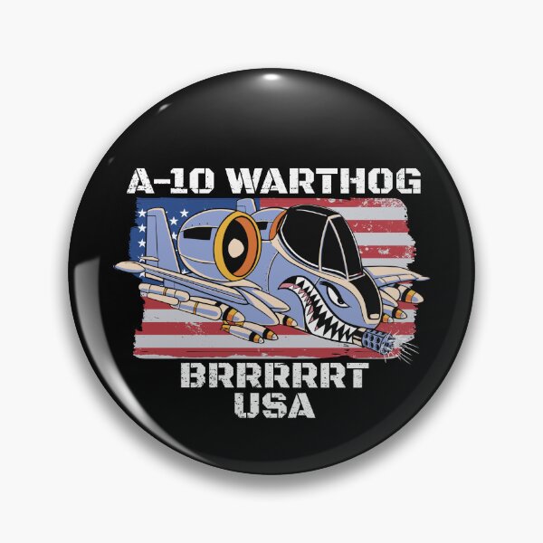 Artikelvorschau, A-10 Warthog Military Airplane A10 Thunderbird BRRRRRT Gear entworfen und verkauft von DynamicDesign.