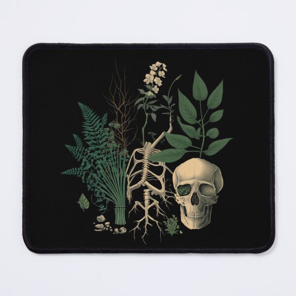 Item preview, Whimsical Bones and Botany - Green Beauty designed and sold by The Oracle of Surrealism Sublime Consciousness.