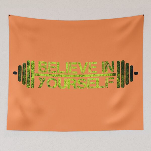 Item preview, Believe in Yourself  [Weight lifting and Gym Motivation] Grunge Version.  designed and sold by CristalleLisa.