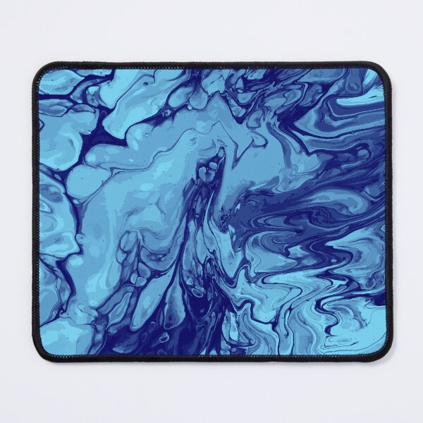 Artikelvorschau, Vivid Blue Palette 15 Marble Fluid Art entworfen und verkauft von Janzay.