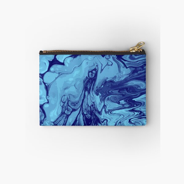 Artikelvorschau,  Vivid Blue Palette 15 Marble Fluid  Art  entworfen und verkauft von Janzay.