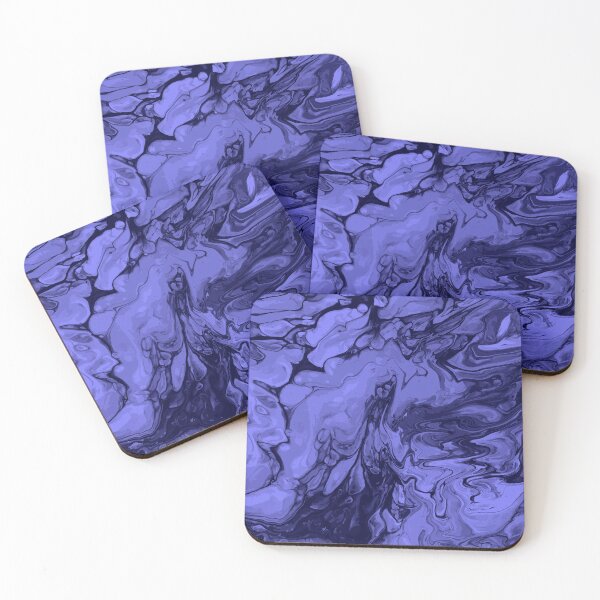 Artikelvorschau, Vivid Blue Palette 16 Marble Fluid Art entworfen und verkauft von Janzay.
