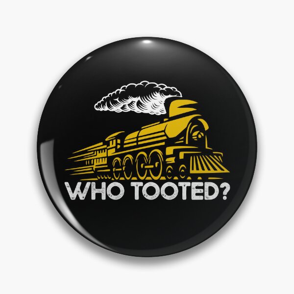 Item preview, Who Tooted? Funny Train Engine Railroad Train Conductor Gear designed and sold by DynamicDesign.