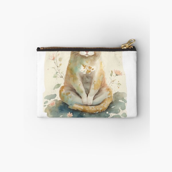 Item preview,  Stay Paw-sitive Yoga Cat 06 designed and sold by printiesart.