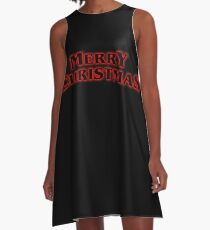 Merry Christmas A-Line Dress