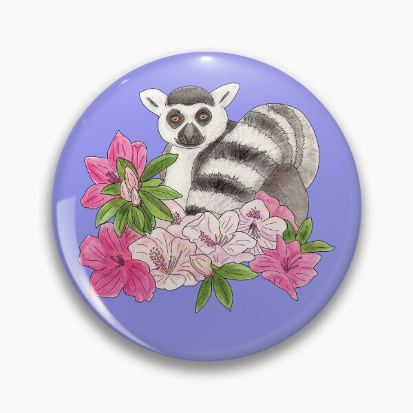 Item preview, Ring-tailed lemur and Azalea designed and sold by YuNikDraw.