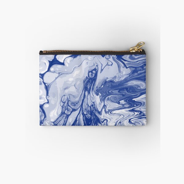 Artikelvorschau, Vivid Blue Palette 17 Marble Fluid  Art  entworfen und verkauft von Janzay.