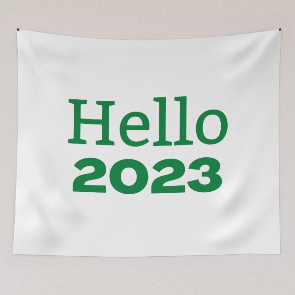 Item preview, HELLO 2023 - HAPPY NEW YEAR 2023 - NEW YEAR 2023 DESIGN designed and sold by WBP Mart.