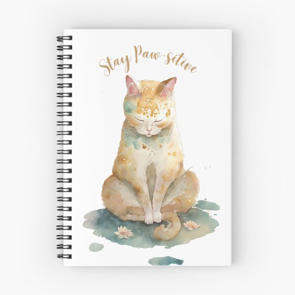 Item preview,  Stay Paw-sitive Yoga Cat designed and sold by printiesart.