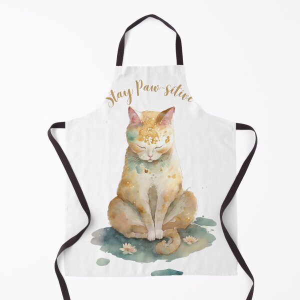 Item preview,  Stay Paw-sitive Yoga Cat designed and sold by printiesart.