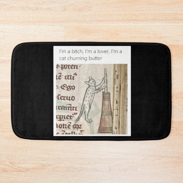 Item preview, I'm a lover I'm a cat churning butter - Thanksgiving, Christmas And Birthday Party Gift Ideas for Classic Memes Lovers and Fans designed and sold by Memeing Everything.