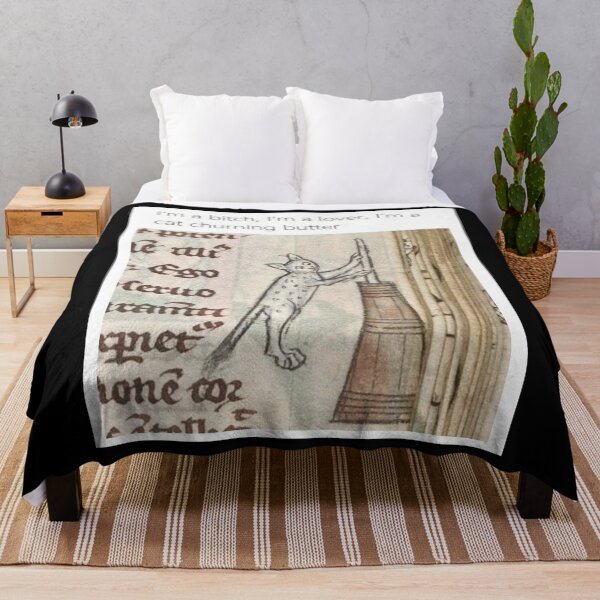 Item preview, I'm a lover I'm a cat churning butter - Thanksgiving, Christmas And Birthday Party Gift Ideas for Classic Memes Lovers and Fans designed and sold by Memeing Everything.