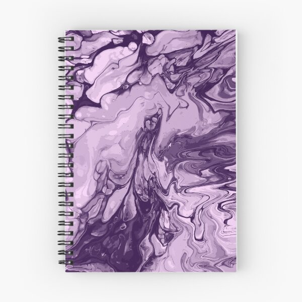 Artikelvorschau, Vivid Purple Palette 3 Marble Fluid  Art  entworfen und verkauft von Janzay.
