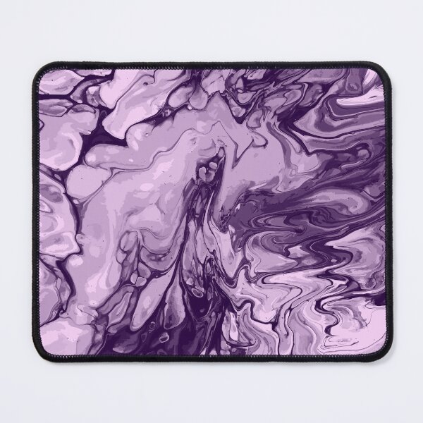Aperçu de l'œuvre Vivid Purple Palette 3 Marble Fluid Art créée et vendue par Janzay.