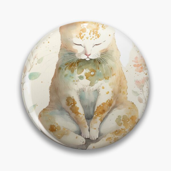 Item preview,  Stay Paw-sitive Yoga Cat 08 designed and sold by printiesart.