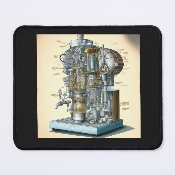 Item preview, Coffee Machine Print designed and sold by Charlies-Artbox.