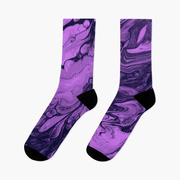 Artikelvorschau, Vivid Purple Palette 5 Marble Fluid  Art  entworfen und verkauft von Janzay.