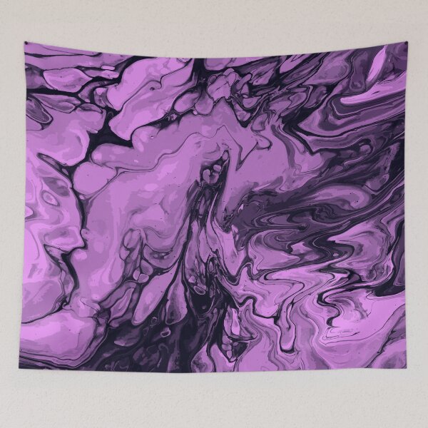 Item preview, Vivid Purple Palette 4 Marble Fluid Art designed and sold by Janzay.