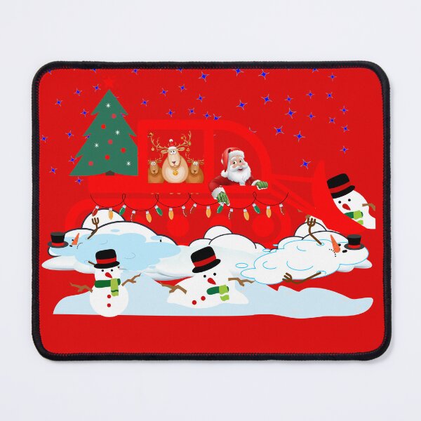 Item preview, Santa Plowing Snowmen Christmas humor designed and sold by Willyboy16.