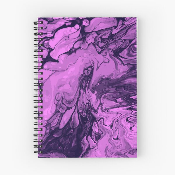 Artikelvorschau, Vivid Purple Palette 7 Marble Fluid Art entworfen und verkauft von Janzay.