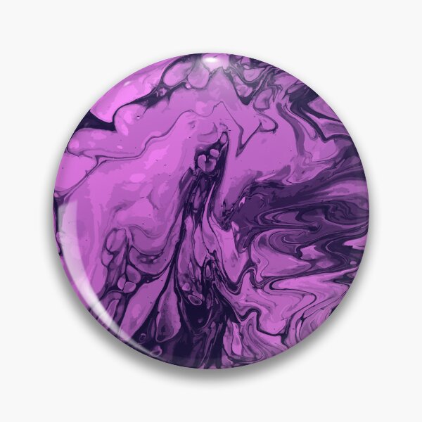 Artikelvorschau, Vivid Purple Palette 7 Marble Fluid Art entworfen und verkauft von Janzay.