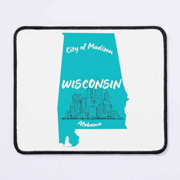 Item preview, Madison city Wisconsin  designed and sold by arozdesign.