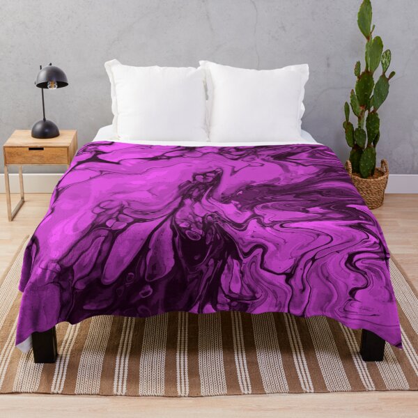 Item preview, Vivid Purple Palette 8 Marble Fluid Art designed and sold by Janzay.