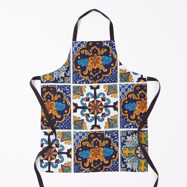Item preview, Mexican talavera tiles set baroque mosaic mandala azulejo boho chic baldosa designed and sold by T-Mex.