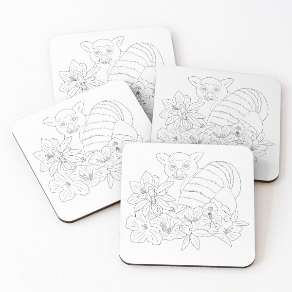 Item preview, Ring-tailed lemur and Azalea designed and sold by YuNikDraw.