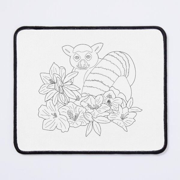 Item preview, Ring-tailed lemur and Azalea designed and sold by YuNikDraw.