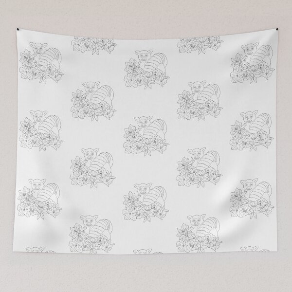 Item preview, Ring-tailed lemur and Azalea designed and sold by YuNikDraw.