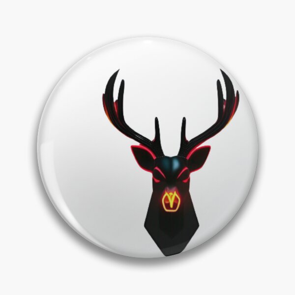 Item preview, black and red stag head designed and sold by optimusprime39.