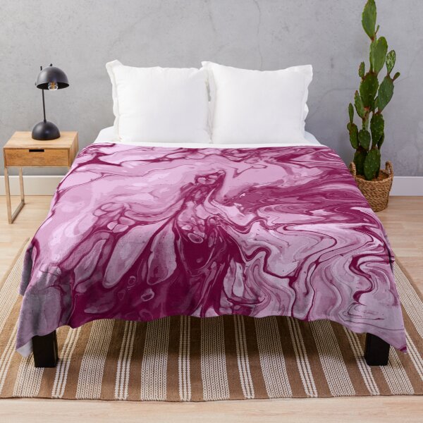 Artikelvorschau, Vivid Purple Palette 10 Marble Fluid Art entworfen und verkauft von Janzay.