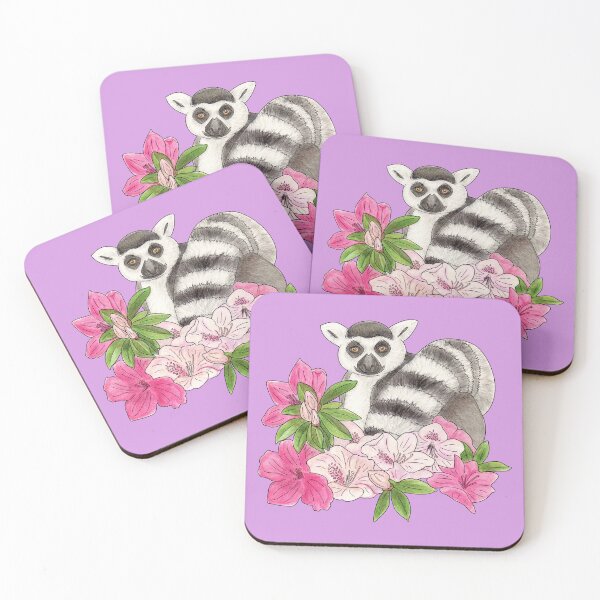 Item preview, Ring-tailed lemur and Azalea designed and sold by YuNikDraw.