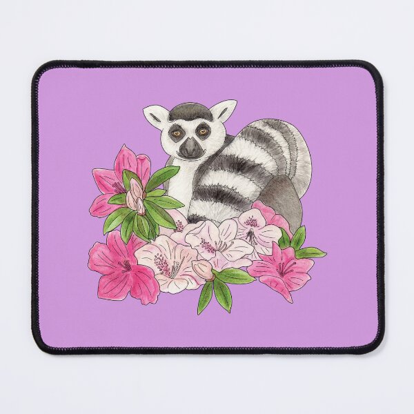 Item preview, Ring-tailed lemur and Azalea designed and sold by YuNikDraw.
