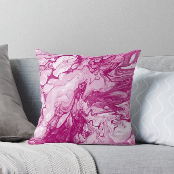 Item preview, Vivid Pink Palette 2 Marble Fluid  Art  designed and sold by Janzay.
