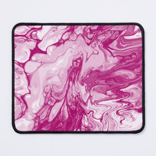 Aperçu de l'œuvre Vivid Pink Palette 2 Marble Fluid Art créée et vendue par Janzay.