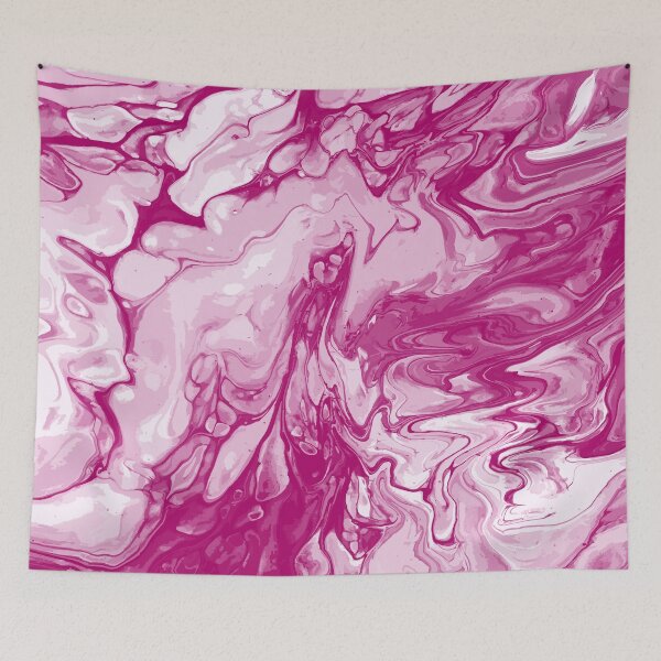 Artikelvorschau, Vivid Pink Palette 2 Marble Fluid  Art  entworfen und verkauft von Janzay.