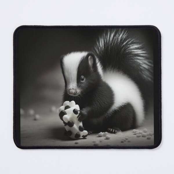 Item preview, Adorable playing Skunk designed and sold by Knot2Olde.