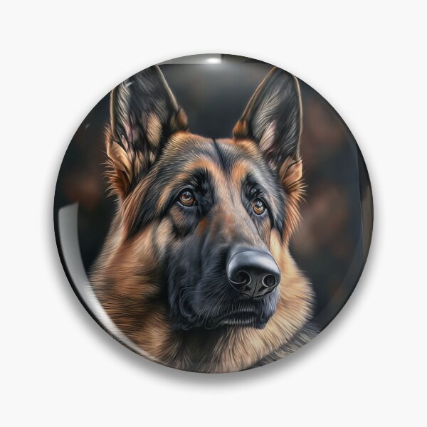 Item preview, German Shepherd Poster designed and sold by Charlies-Artbox.