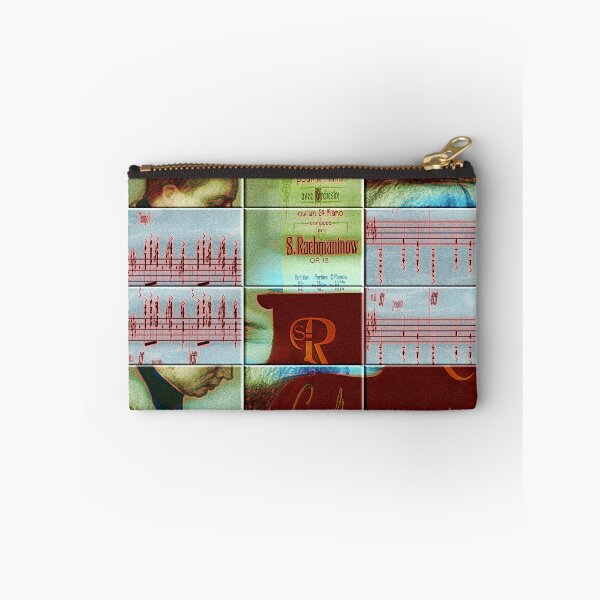 Item preview,  AMAZING PAINTING ABSTRACT PORTRAIT OF SERGEI RACHMANINOFF PIANIST MUSICIAN COMPOSER - CLASSICAL MUSIC SCORE - PATCHWORK SIGNATURE designed and sold by Ralek.
