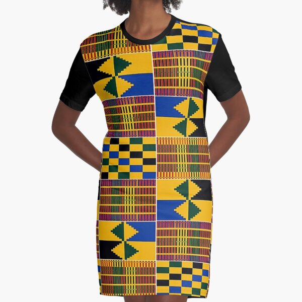 Kente top cloth dress