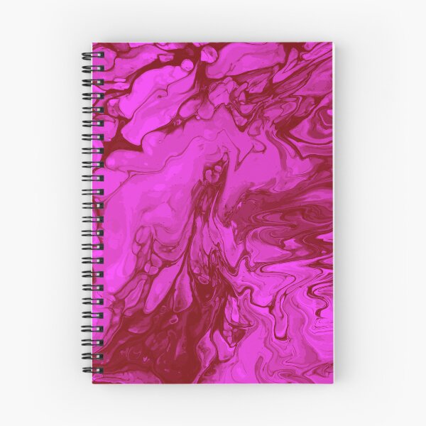 Artikelvorschau, Vivid Pink Palette 4 Marble Fluid Art entworfen und verkauft von Janzay.