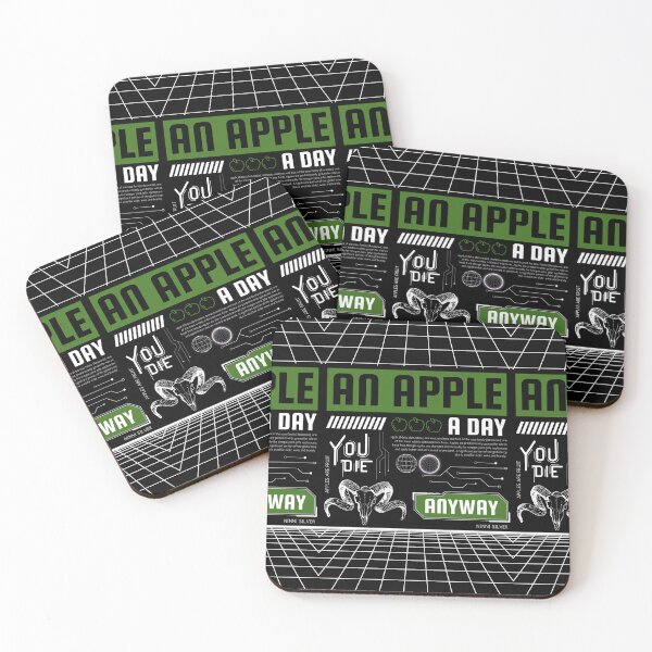 Item preview, An Apple A Day You Die Anyway Sci-fi designed and sold by NinniSilver.
