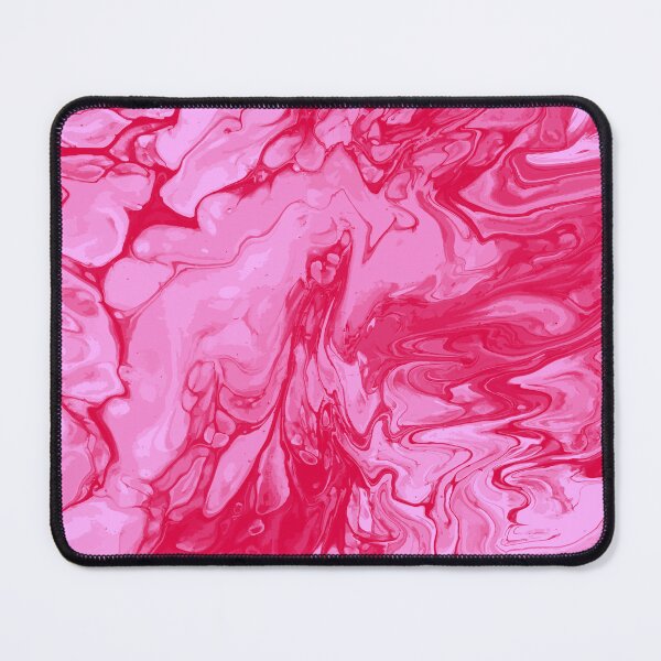 Aperçu de l'œuvre Vivid Pink Palette 5 Marble Fluid Art créée et vendue par Janzay.