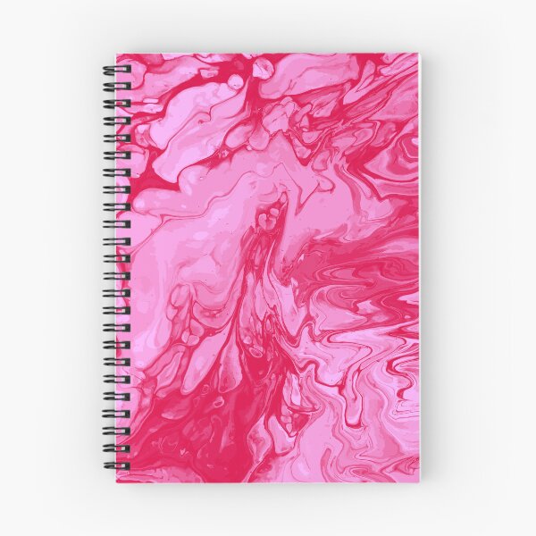 Artikelvorschau, Vivid Pink Palette 5 Marble Fluid Art entworfen und verkauft von Janzay.